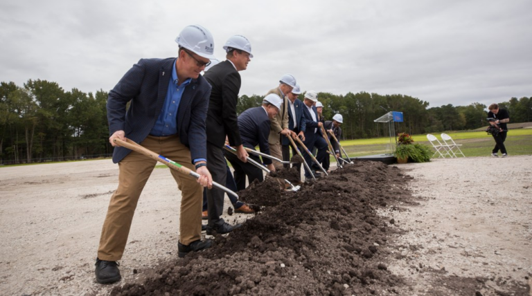 Regent University breaks ground on 31-acre athletic complex to include 2,000-seat arena and stadiums
