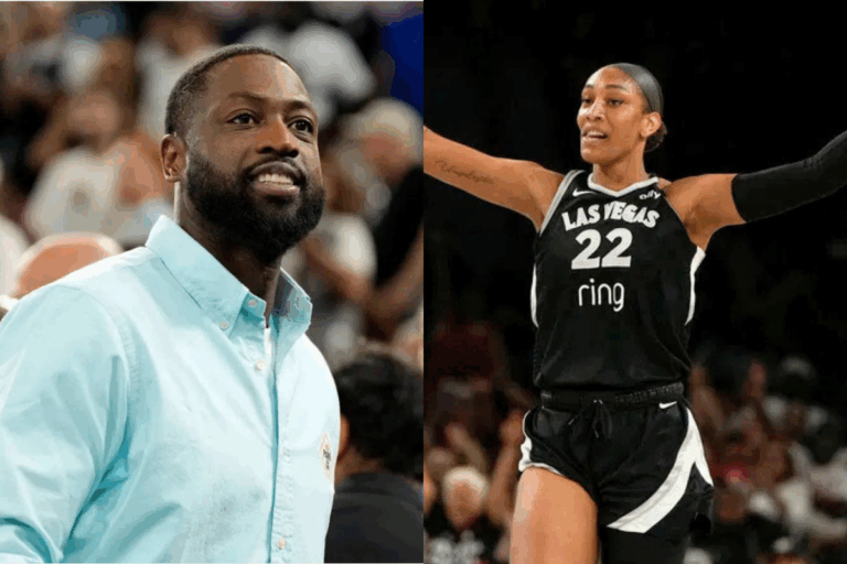 Dwyane Wade Sends Message to A’ja Wilson & Aces After Historic WNBA Win