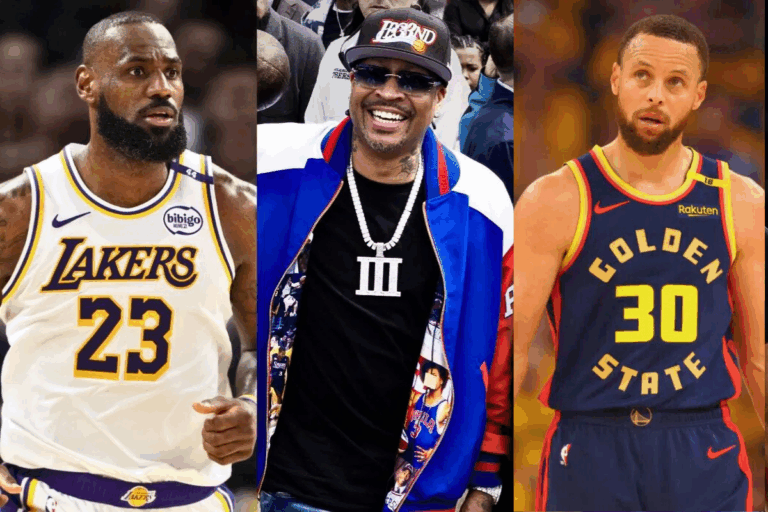 LeBron James’ Ex-Teammate Takes Issue With Stephen Curry’s Top 5 Ranking by Allen Iverson
