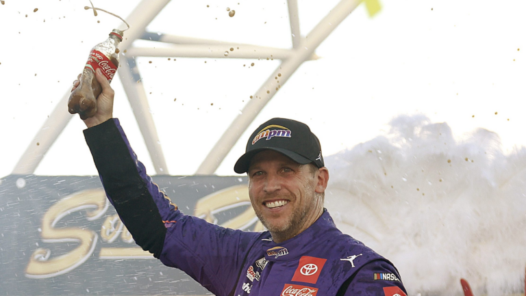 Hamlin Earns Emotional Victory at Las Vegas
