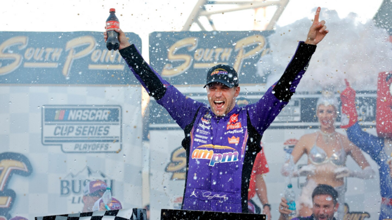 Denny Hamlin’s NASCAR season: Lawsuits, podcasts and playoff drama
