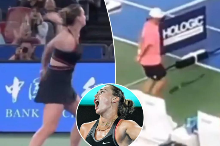 Aryna Sabalenka nearly hits ballboy with dangerous racket throw