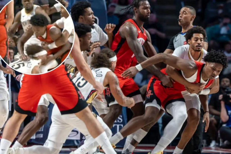 Rockets, Pelicans get into heated fight in wild preseason scene