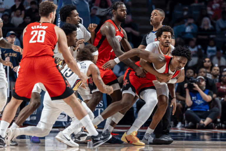 What Happened Between Amen Thompson and Jose Alvarado? Rockets-Pelicans Fight Heats Up Preseason Game