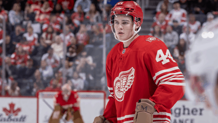 Sandin-Pellikka adapting quickly to NHL as Red Wings rookie