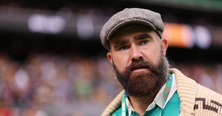 Jason Kelce Dragged Into MAGA’s Bad Bunny Super Bowl Drama