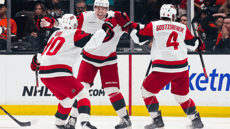 Jarvis scores 2, Hurricanes stay perfect with win against Ducks