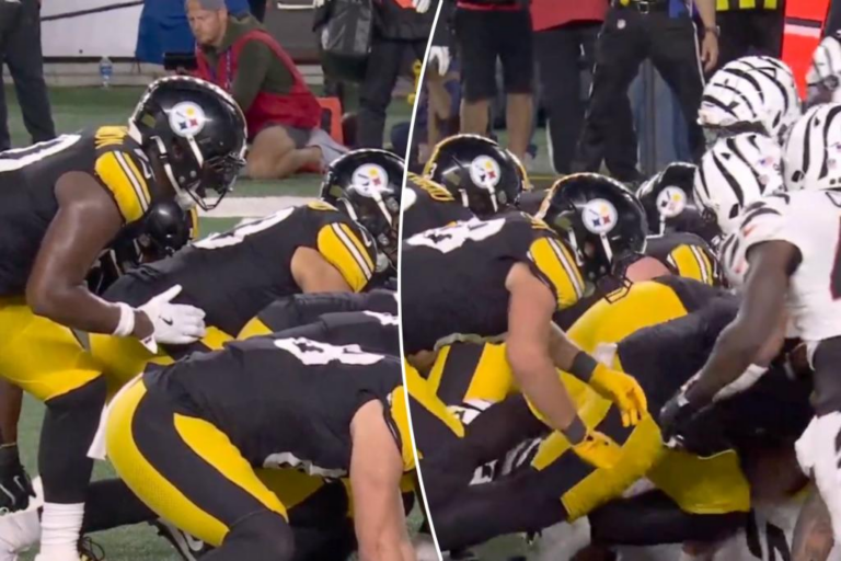Steelers get called for false start on Tush Push vs. Bengals
