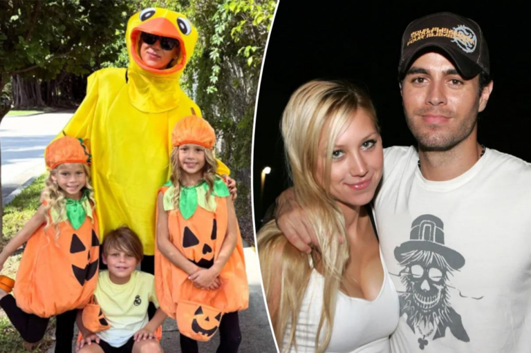 Anna Kournikova posts rare photo with kids while pregnant with fourth child