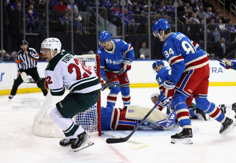 Danila Yurov scores tiebreaking goal for first NHL goal as Wild beat Rangers