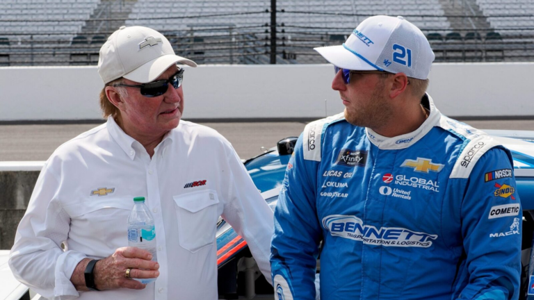 NASCAR makes penalty decision after Austin Hill flips off fans in Talladega win