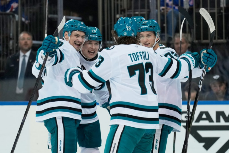 Macklin Celebrini, Will Smith lift San Jose Sharks past New York Rangers