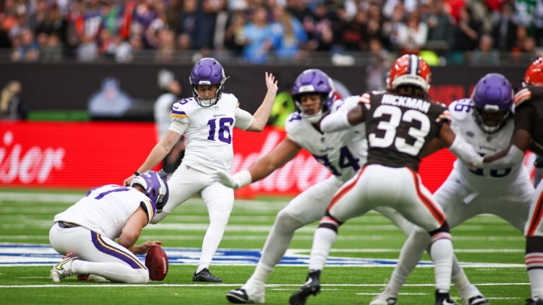 NFL is sensitive about Will Reichard field goal that apparently hit wire in London