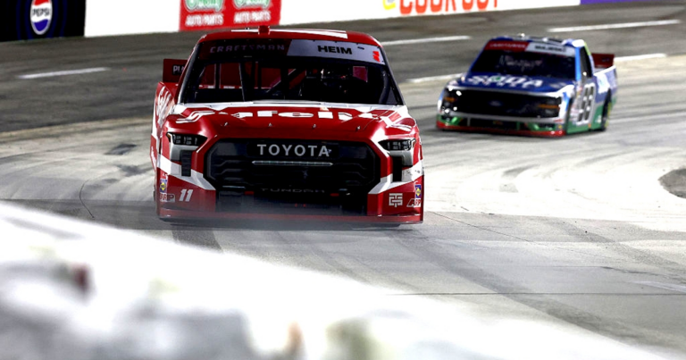 Heim wins record 11th Truck race in dramatic Martinsville elimination event