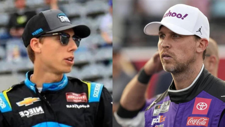 Denny Hamlin Questions Spire Motorsports’ HMS Loyalty After Carson Hocevar’s Martinsville Mayhem