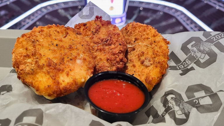 Blackhawks’ mozzarella pucks top new NHL, NBA arena food