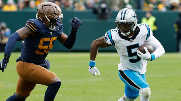 Rico Dowdle’s big day and Ryan Fitzgerald’s big kick give Panthers 16-13 win over Packers