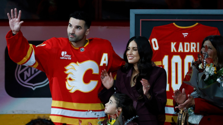 Kadri scores in 1,000th NHL game, Flames beat Blue Jackets