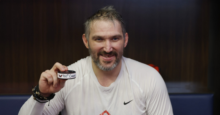 Jokes Pour In After Jordan Binnington Tries to Pocket Alex Ovechkin’s Historic Puck