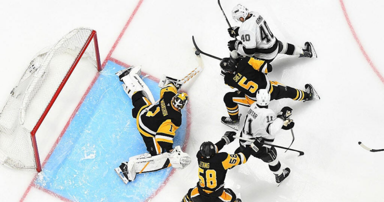 Fiala breaks tie with 500th NHL point, Kings open 6-game trip with 3-2 win over Penguins