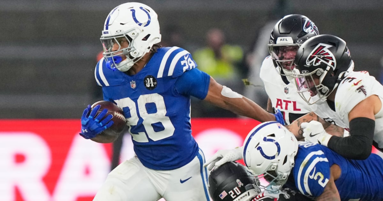 NFL roundup: Taylor runs for 244 yards, scores OT winner as Colts top Falcons 31-25 in Berlin