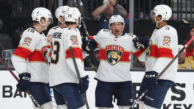 Marchand extends goal streak to 5, Panthers edge Golden Knights
