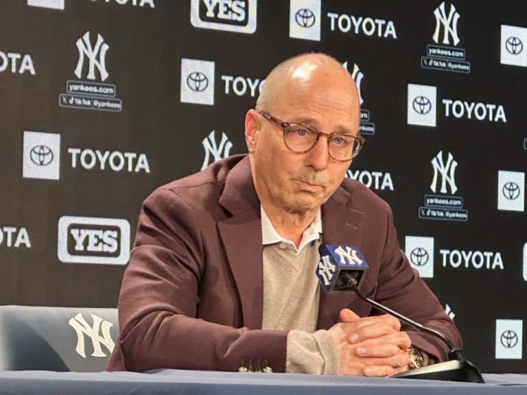 Yankees’ Brian Cashman absent from GM Meetings, will speak remotely