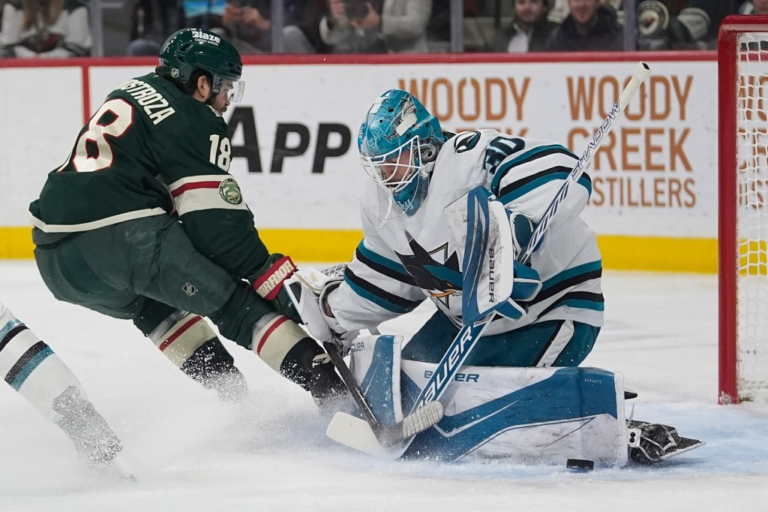 Collin Graf’s overtime goal gives Sharks comeback win over Minnesota Wild
