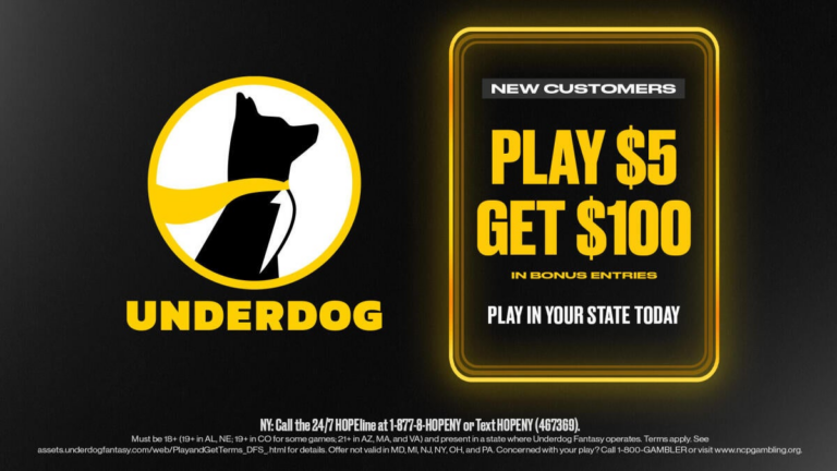 Underdog promo code CBSSPORTS2: New play $5, get $100 offer for NFL, NBA, more