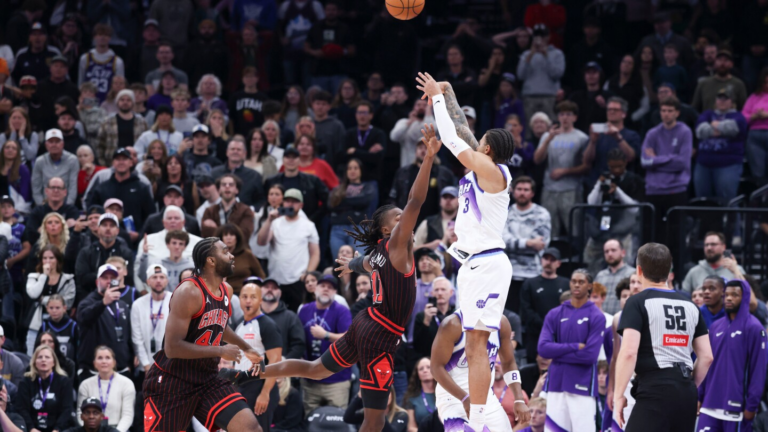 George makes late 3 in 2OT, Markkanen scores 47 as Jazz beat Bulls 150-147