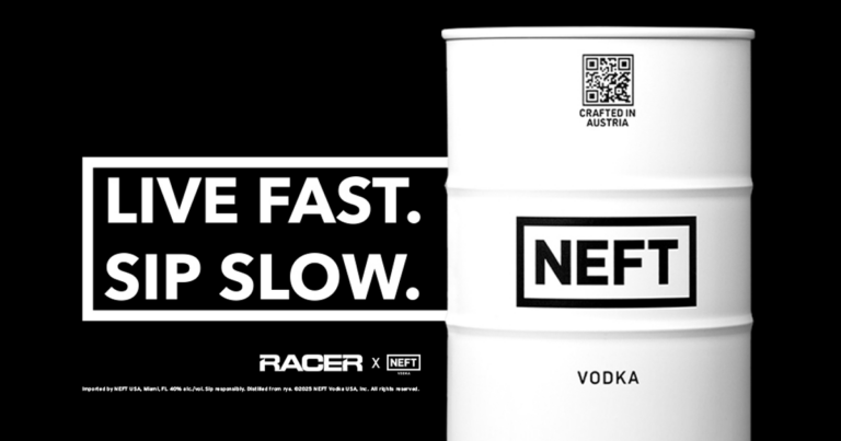 NEFT Vodka named Official Spirit of the RACER Creator Awards Presented by Dunlop