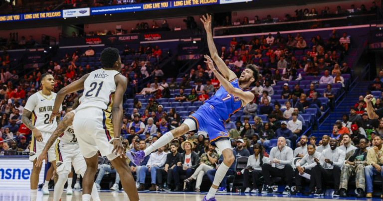 NBA champion Thunder hand Pelicans another lopsided loss