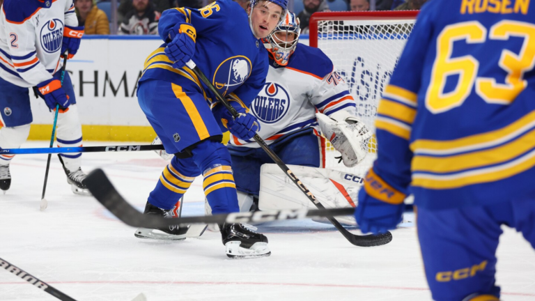 Ostlund scores twice as Sabres top Oilers 5-1