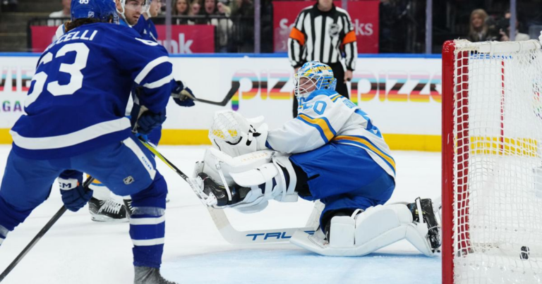 Blues lose yet again in overtime, this time in Toronto, 3-2