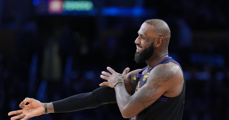LeBron James begins his record 23rd NBA season with stellar playmaking in Lakers’ win over Jazz