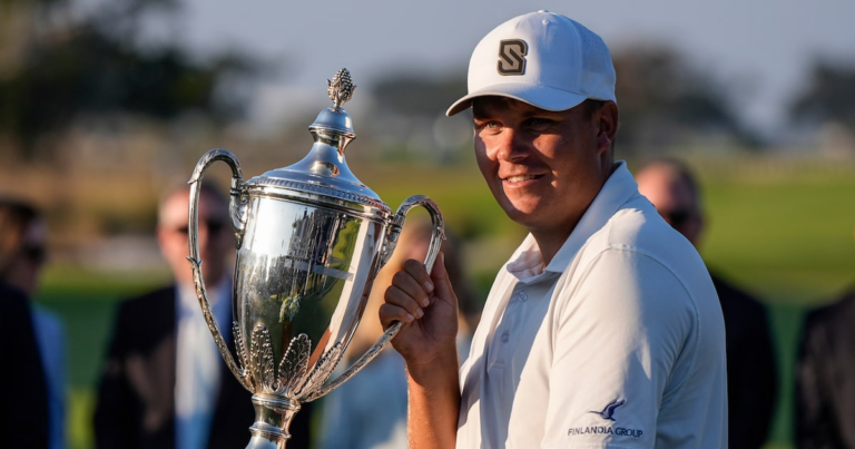 Sami Valimaki wins 1st PGA Tour title on final day of close calls for keeping cards