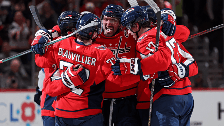 Ovechkin scores 908th NHL goal, Capitals edge Jets