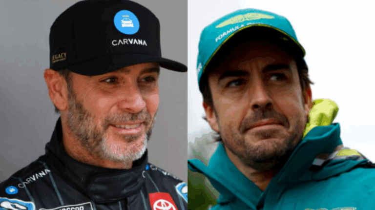 When NASCAR Legend Jimmie Johnson Crossed Paths With F1 Champion Fernando Alonso