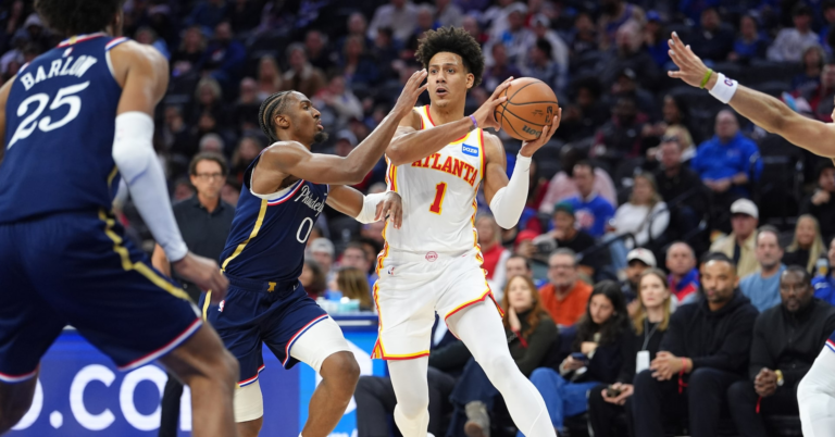 NBA roundup: Jalen Johnson’s career night lifts Hawks past 76ers in 2OT