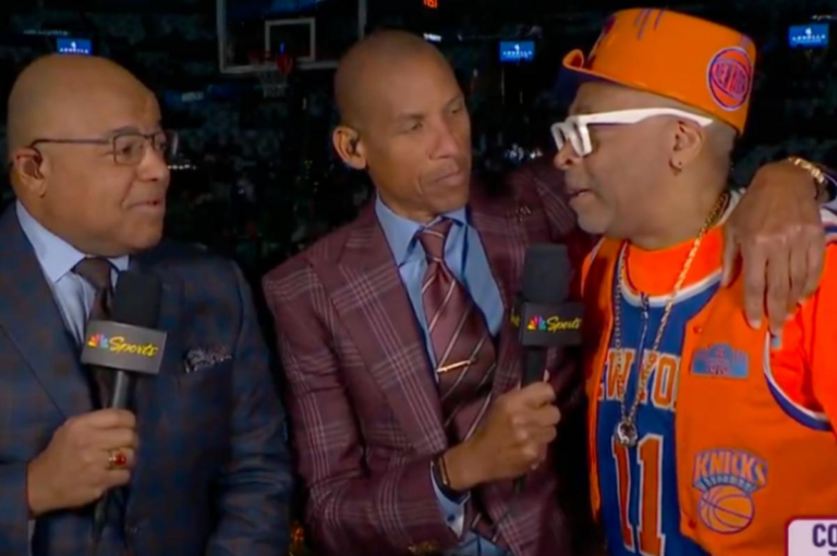 Reggie Miller and Spike Lee cut it up on NBC’s Knicks-Celtics pregame show