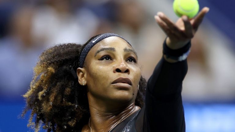 Serena Williams has taken the first step toward a comeback to tennis