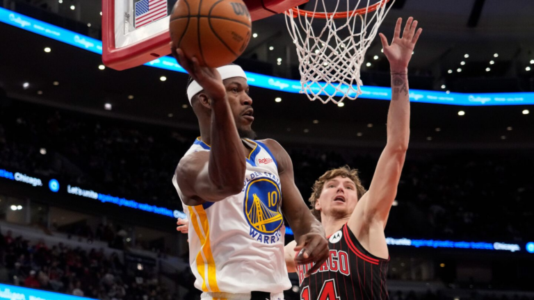 Podziemski scores 21, Warriors beat Bulls 123-91 for Chicago’s 7th straight loss