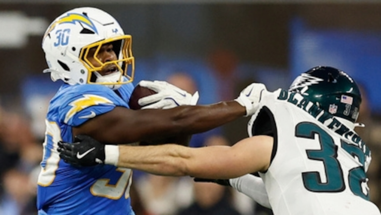 NFL Monday night: Chargers’ final takeaway beats Eagles in overtime