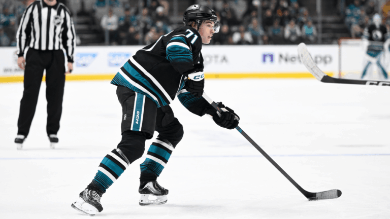 Celebrini of Sharks eying ‘huge honor’ of Olympic roster spot with Canada