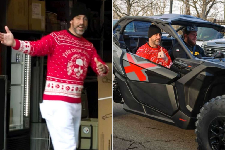 Aaron Rodgers Gave This $20K Christmas Gift to Steelers’ Offensive Linemen