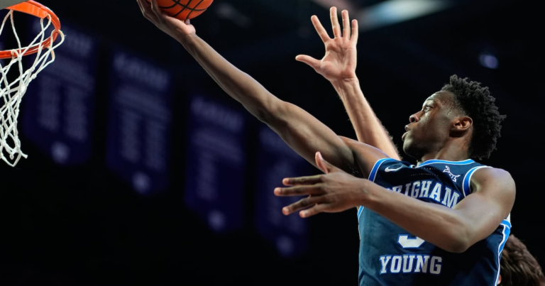 How A.J. Dybantsa’s resilience led No. 10 BYU to a Big 12-opening win over Kansas State