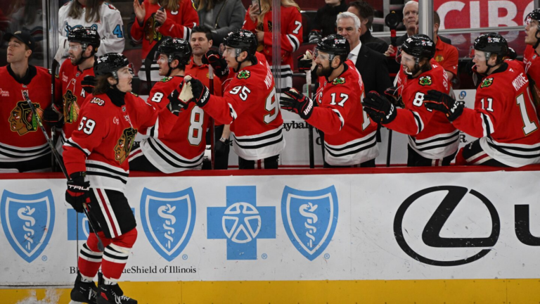 Tyler Bertuzzi completes hat trick in OT in Blackhawks’ 3-2 victory over Golden Knights