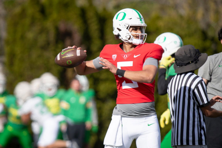 Dante Moore Warned of NFL Dreams as Colin Cowherd and Joel Klatt Agree on Oregon QB’s Future