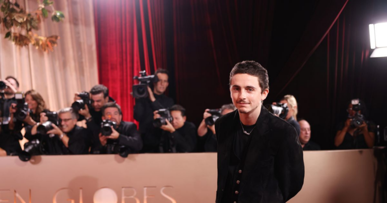 Timothée Chalamet wins first-ever Golden Globe for ‘Marty Supreme’ role