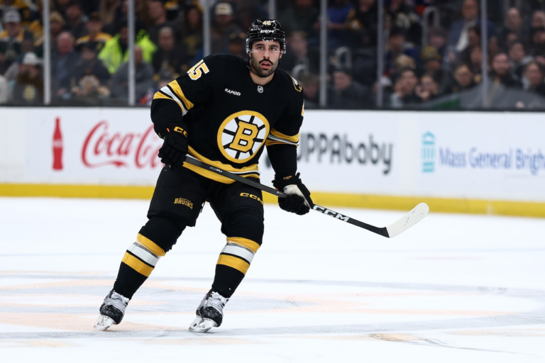 After six seasons in AHL, Bruins defenseman has become ‘pleasant surprise’